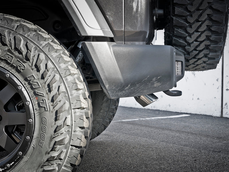aFe MACH Force-Xp 2.5in Catback High-Tuck Exhaust 18-21 Jeep Wrangler (JL)3.6L 4-Door - Polished Tip Catback aFe
