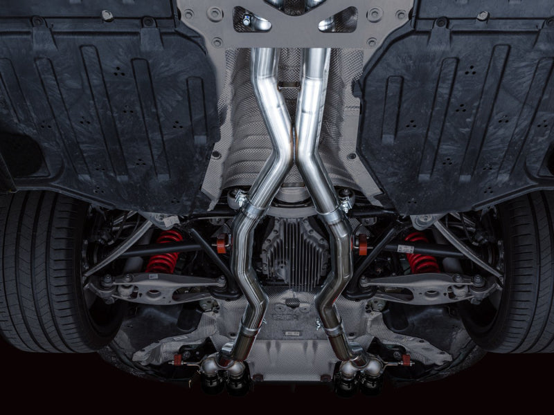 AWE Tuning Track Edition Cat-Back Exhaust for BMW G8X M3/M4 - Diamond Black Tips Catback AWE Tuning