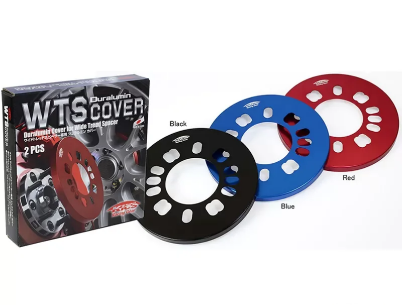 Project Kics Blue Duralumin Cover For Wide Tread Spacer (2 Pcs) Wheel Spacers & Adapters Project Kics