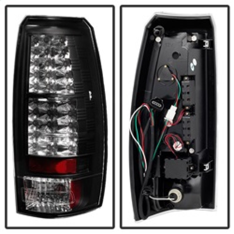 Spyder Chevy Avalanche 07-13 LED Tail Lights Black ALT-YD-CAV07-LED-BK Tail Lights SPYDER
