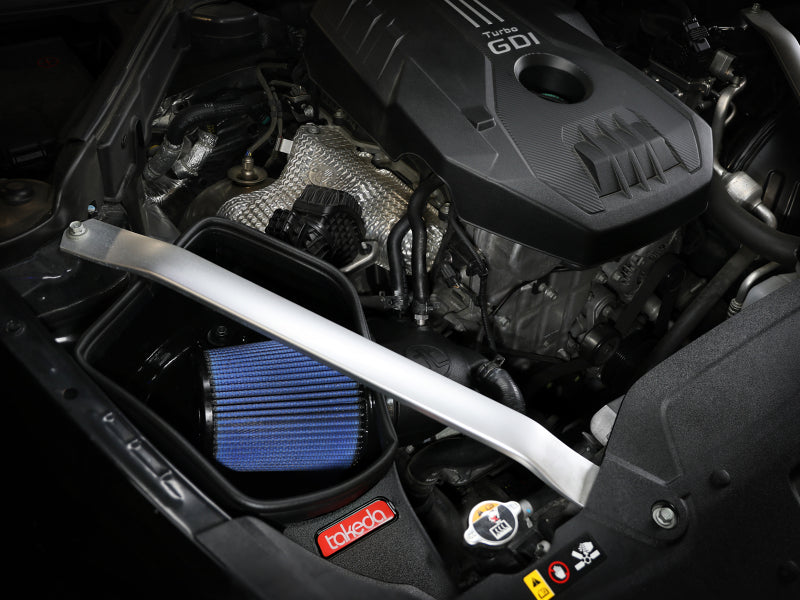 aFe 18-21 Kia Stinger L4 2.0L (t) Takeda Stage-2 Cold Air Intake System w/ Pro 5R Filter Cold Air Intakes aFe