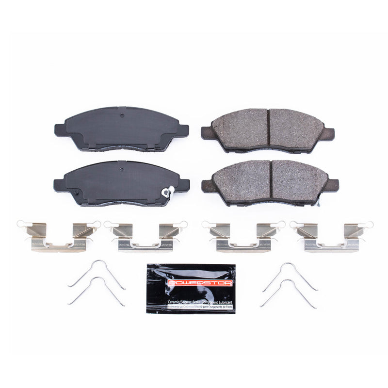 Power Stop 15-16 Nissan Micra Front Z23 Evolution Sport Brake Pads w/Hardware Brake Pads - Performance PowerStop