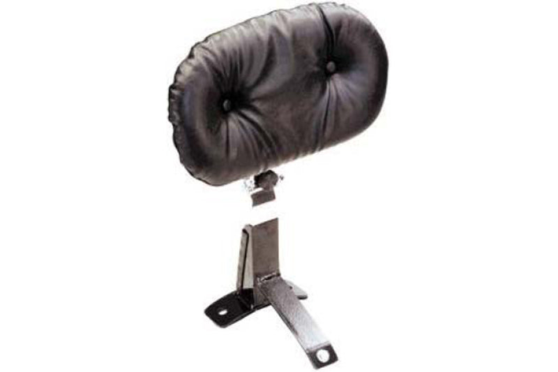 Mustang 08-21 Harley FL Touring Driver Backrest Kit Regal - Black Backrests Mustang Motorcycle