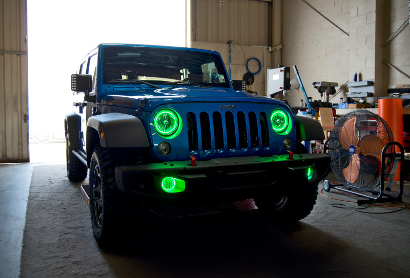 Oracle 07-16 Jeep Wrangler JK SMD HL - ColorSHIFT w/ BC1 Controller Headlights ORACLE Lighting