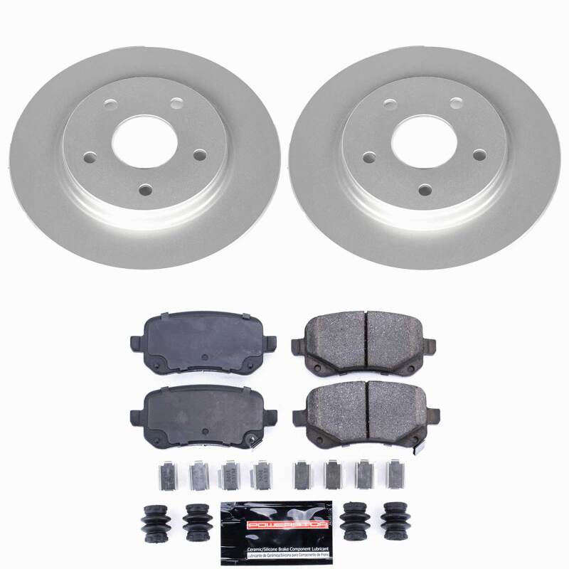 Power Stop 08-12 Chrysler Town & Country Rear Z23 Coated Brake Kit Brake Kits - Performance D&S PowerStop