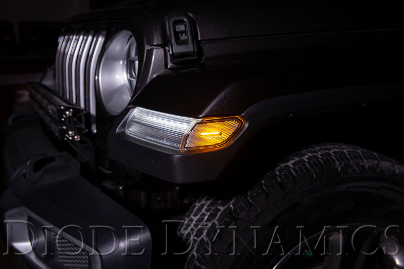 Diode Dynamics 18-21 Jeep JL Wrangler/Gladiator Sidemarkers Clear (set) Light Accessories and Wiring Diode Dynamics