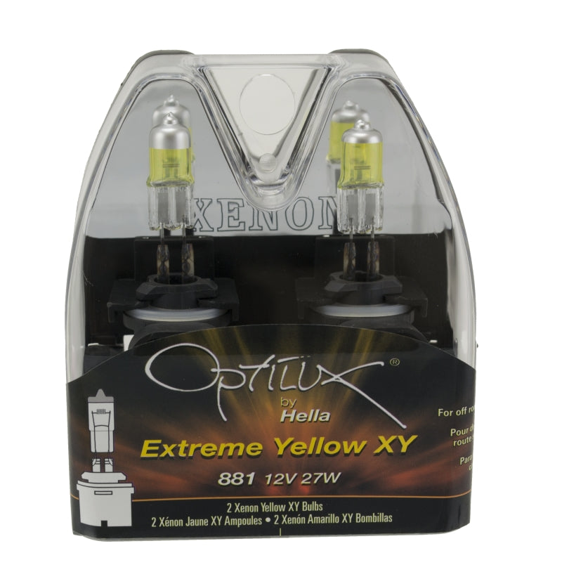 Hella Optilux 881 12V Xenon Yellow XY Bulb Bulbs Hella