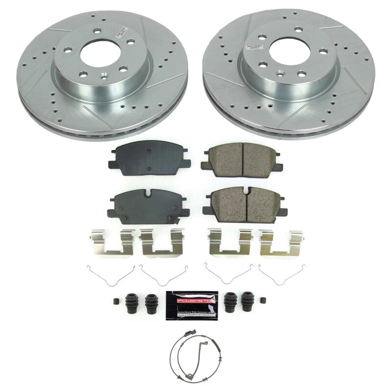 Power Stop 20-22 Cadillac CT4 Front Z23 Evolution Brake Kit Brake Kits - Performance D&S PowerStop