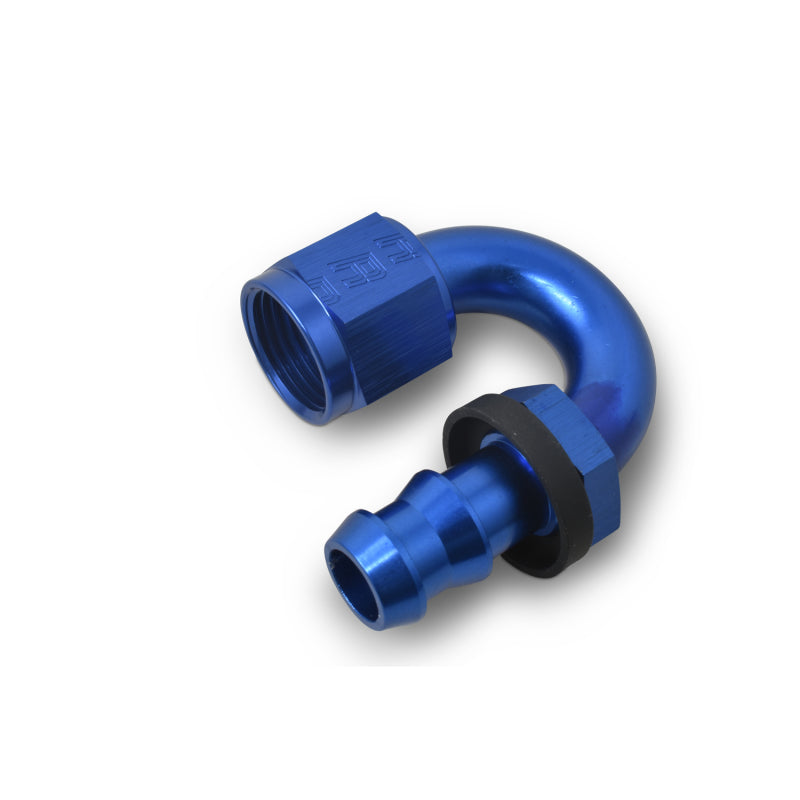 Russell Performance -6 AN Twist-Lok 180 Degree Hose End (9/16in Radius) Fittings Russell