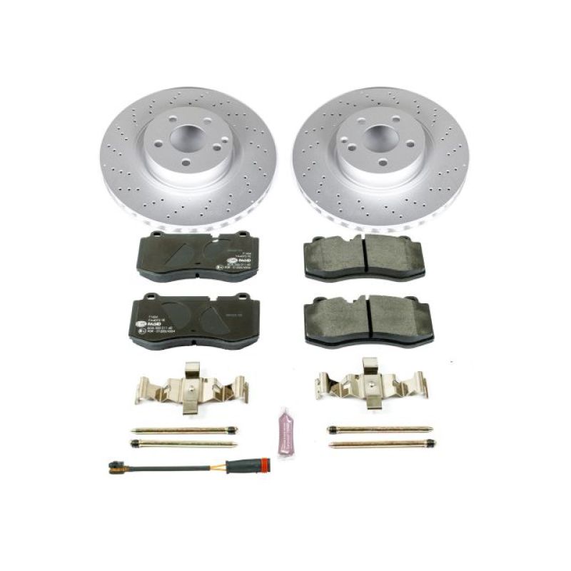 Power Stop 07-08 Mercedes-Benz CL550 Front Euro-Stop Brake Kit Brake Kits - OE PowerStop