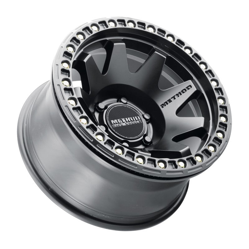 Method MR108 17x9 -44mm Offset 6x5.5 106.25mm CB Matte Black w/BH-H24125-38 Wheel Wheels - Cast Method Wheels