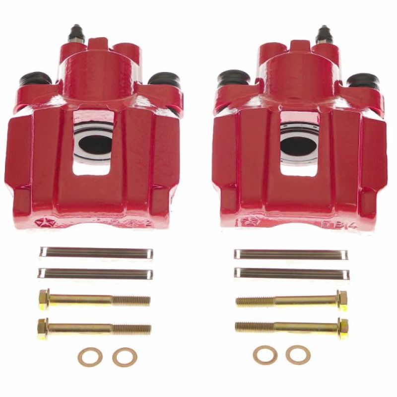 Power Stop 04-08 Chrysler Pacifica Rear Red Calipers - Pair Brake Calipers - Perf PowerStop