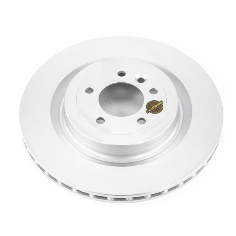 Power Stop 13-18 Land Rover Range Rover Rear Evolution High Carbon Geomet Coated Rotor Brake Rotors - OE - Cryo PowerStop