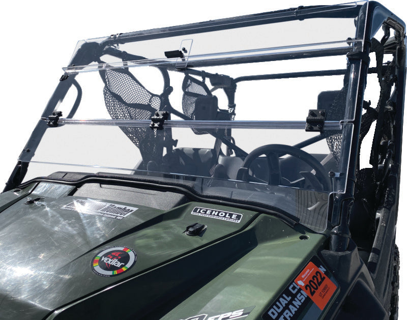 QuadBoss 16-22 Honda SXS1000 Pioneer 1000 Windbreak Folding Windshield Windshields QuadBoss