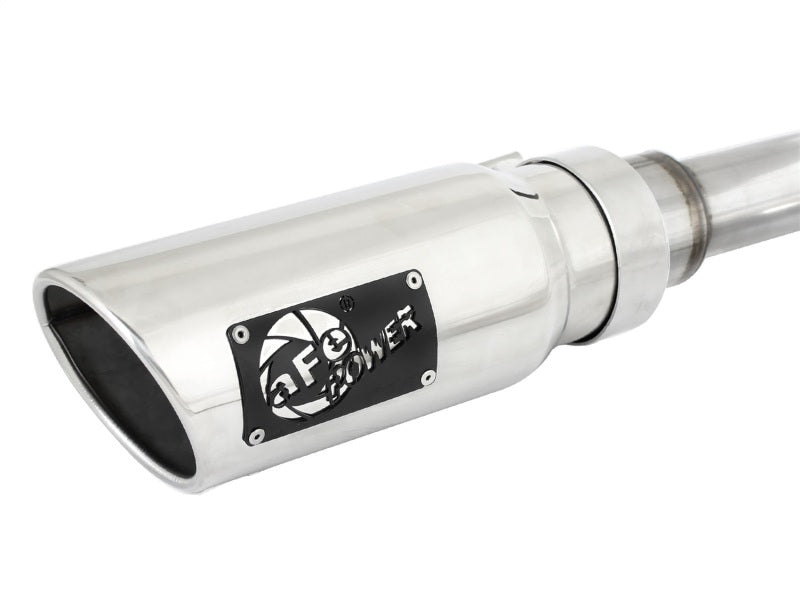 aFe MACHForce XP DPF-Back Exhaust 2.5in SS with Polished Tips 2014 Dodge Ram 1500 V6 3.0L EcoDiesel DPF Back aFe