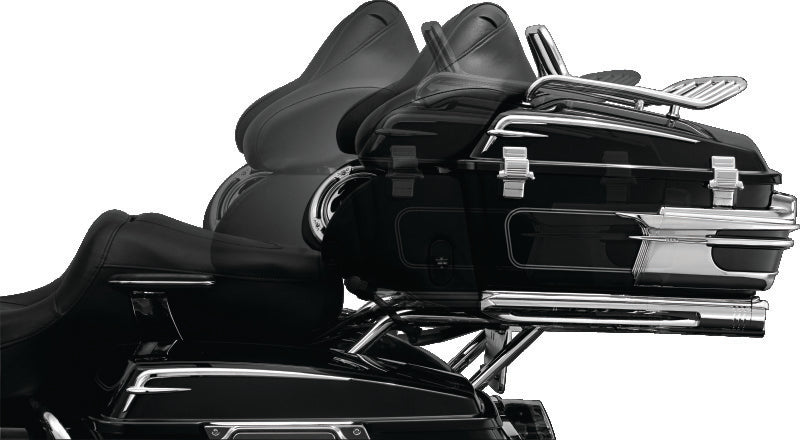 Kuryakyn Quick Adjust Relocator For Tour Pak 97-13 Touring Models Chrome Cargo Organization Kuryakyn