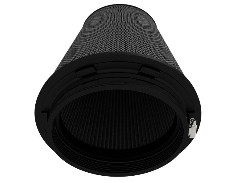 aFe POWER Magnum FLOW Blk Pro 5R Air Filter 6.75x5in Flange x 9.25x7.5 Base x 7.75x6 Top x 18 Height Air Filters - Universal Fit aFe