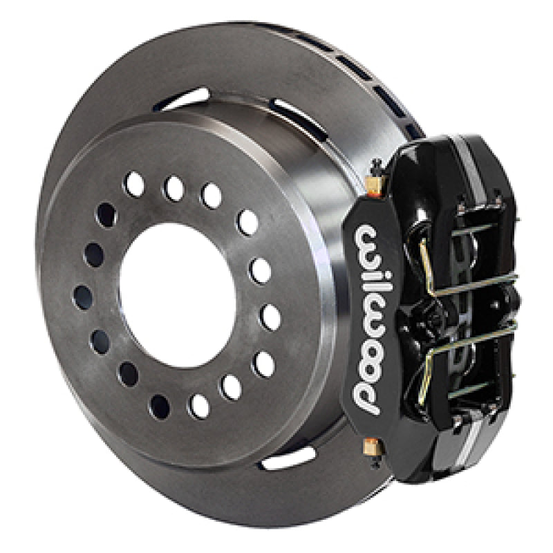 Wilwood Dynapro Low-Profile Rear Parking Brake Kit 11in - 12 Bolt / 2.75-2.81in Offset Staggered Big Brake Kits Wilwood