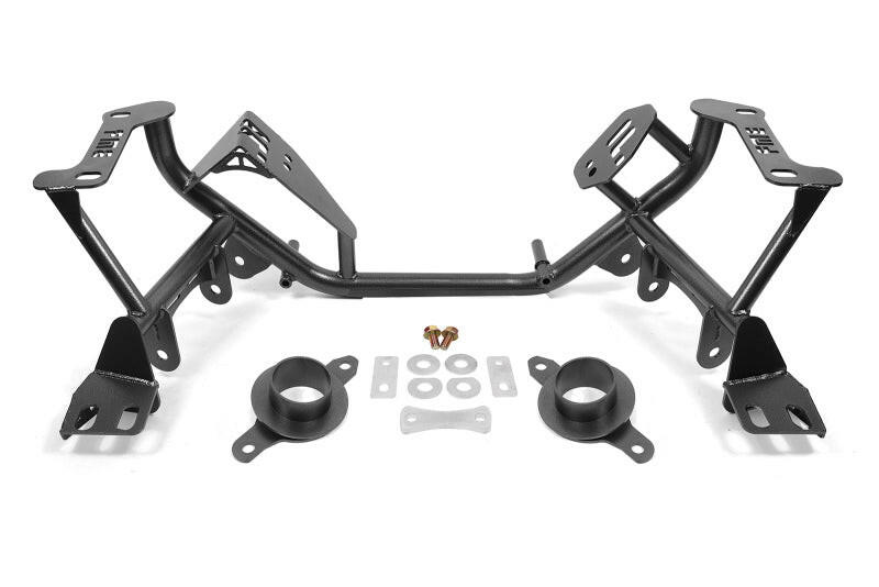BMR 79-95 Ford Mustang K-Member Standard Version w/Spring Perches - Black Hammertone Crossmembers BMR Suspension