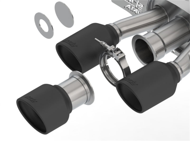 Borla 17-18 Honda Civic Type-R FK8 ATAK Cat-Back Exhaust w/ Ceramic Black Tips Catback Borla