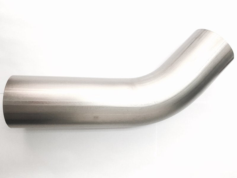 Ticon Industries 3.0in Diameter 45 Degree 1mm WT 4.5in CLR 3in Leg/6in Leg Titanium Mandrel Bend Titanium Tubing Ticon