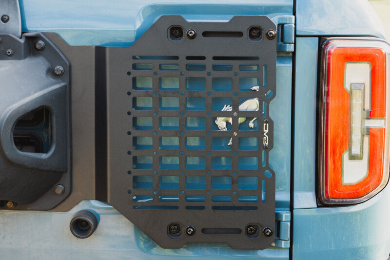 DV8 Offroad 2021-2025 Ford Bronco Tailgate Reinforcement Molle Panel Exterior Trim DV8 Offroad