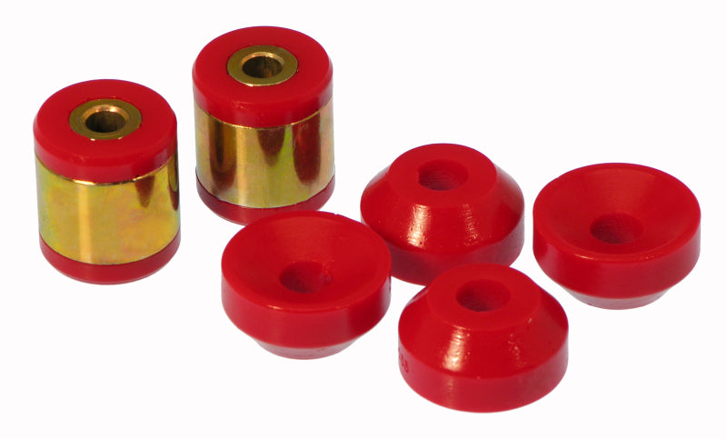 Prothane 96-00 Honda Civic Upper/Lower Rear Shock Bushing - Red Bushing Kits Prothane