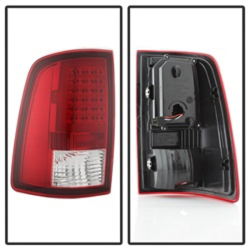 xTune Dodge Ram 1500 09-16 LED Tail Lights Incandescent Model Only - Red Clear ALT-ON-DR09-LBLED-RC Tail Lights SPYDER