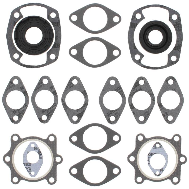 Vertex Pistons 95-00 Bearcat 340/1994 Cheetah 340 Complete Gasket Kit w/ Seals Gasket Kits Vertex Pistons