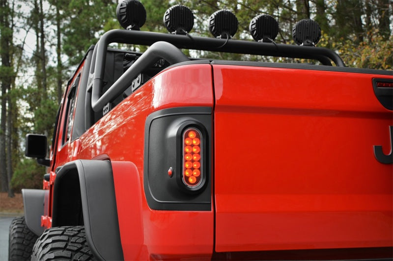 Rugged Ridge 20-24 Jeep Gladiator Flush Mount Tail Light (Pair) - Blk Tail Lights Rugged Ridge