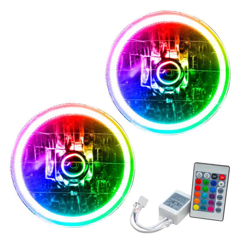 Oracle 97-06 Jeep Wrangler TJ SMD HL - ColorSHIFT w/ Simple Controller Headlights ORACLE Lighting