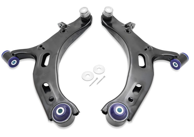SuperPro 2010-2014 Subaru Legacy 2.5i Front Lower Control Arm Set w/ Bushings Control Arms Superpro