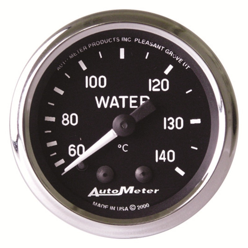 Autometer Cobra 2-1/16 inch 60-140 Deg Celcius Mechanical Water Temperature Gauge Gauges AutoMeter