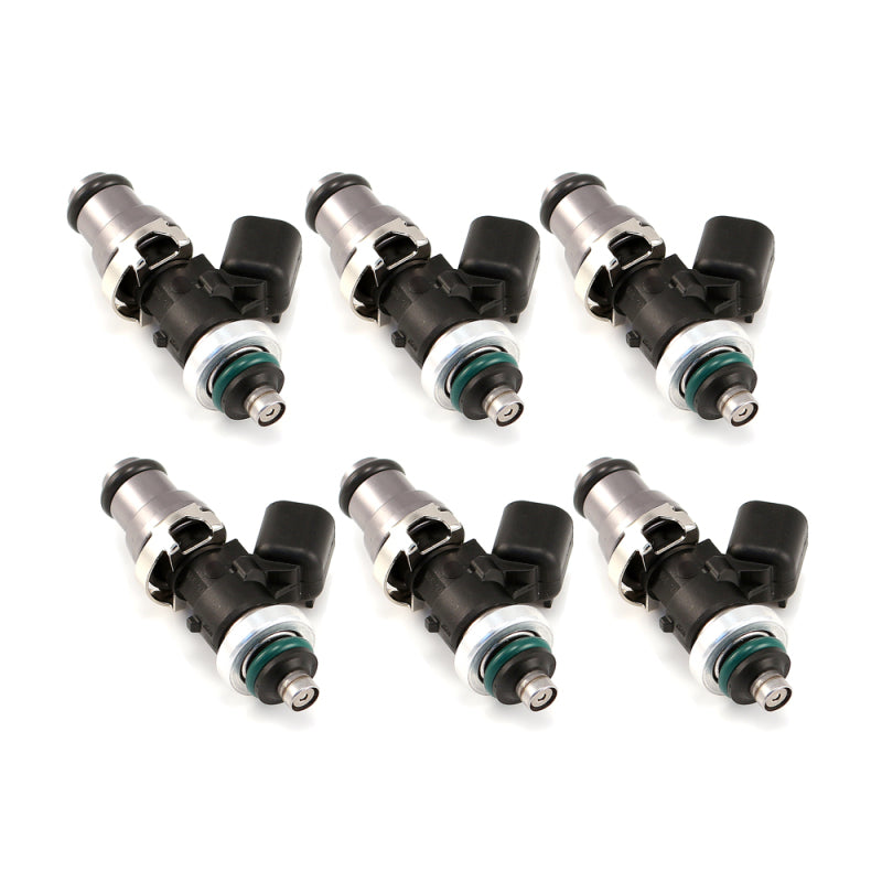 Injector Dynamics 1750-XDS - 48mm Length-14mm Top - 14mm Low O-Ring (R35 Low Spacer)(Set of 6) Fuel Injector Sets - 6Cyl Injector Dynamics