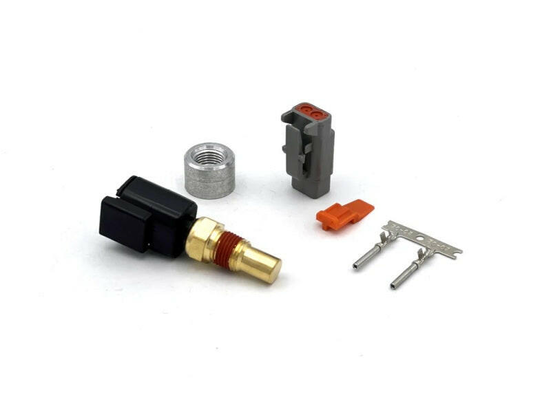 AEM Universal 1/8in PTF Water/Coolant/Oil Temperature Sensor Kit w/ Deutsch Style Connector Gauges AEM