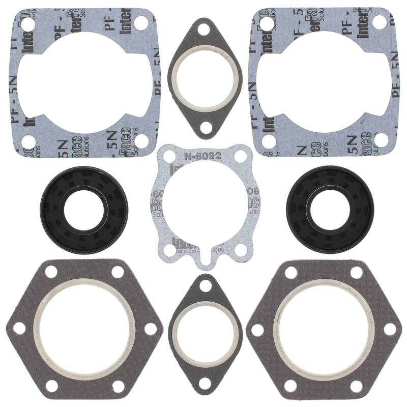 Vertex Gaskets 1980 Polaris TX/TX-C Complete Gasket Kit w/ Oil Seals Engine Hardware Vertex Pistons