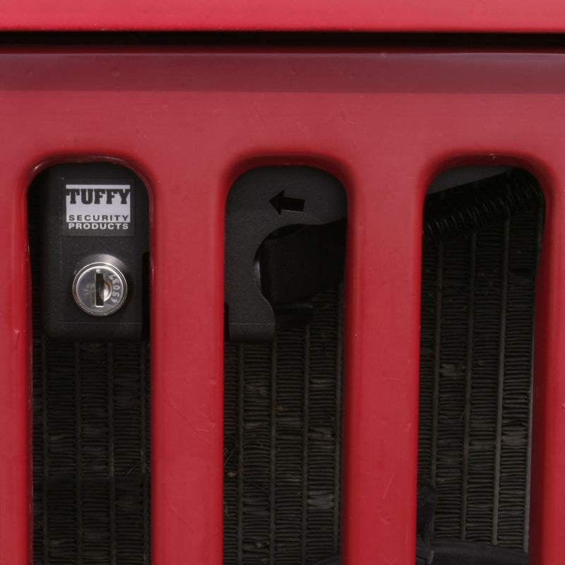 Tuffy 1987-1995 Yj Wrangler Yj Hood Lock 01 Black For Cargo Organization Tuffy Products