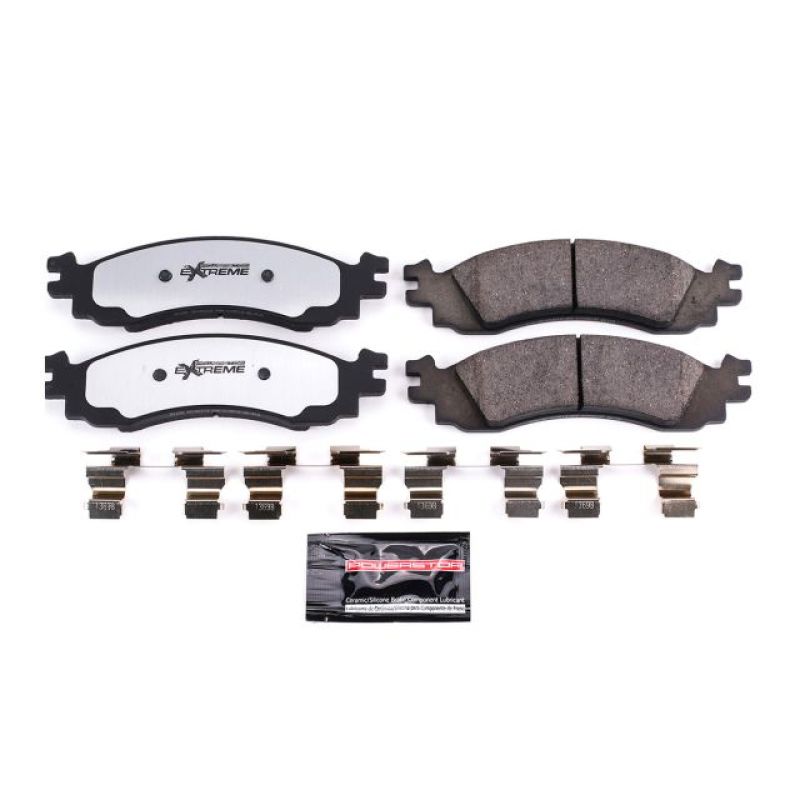 Power Stop 06-10 Ford Explorer Front Z36 Truck & Tow Brake Pads w/Hardware Brake Pads - Performance PowerStop