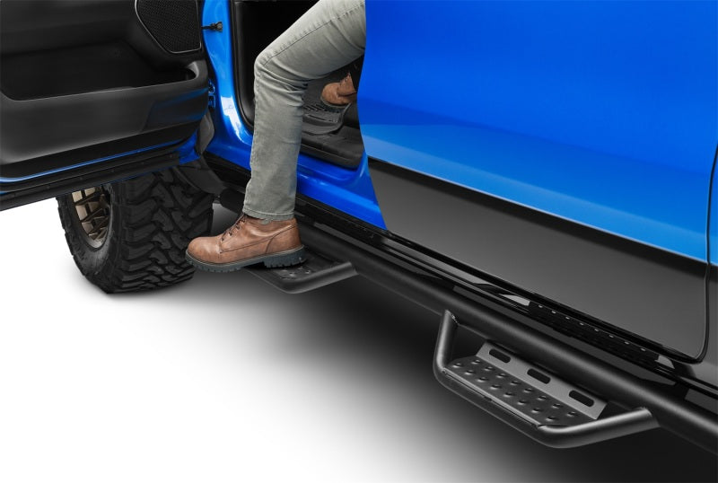 N-Fab RS Nerf Step 19-20 Dodge 1500 Crew Cab All Beds - Cab Length - Tex. Black Side Steps N-Fab