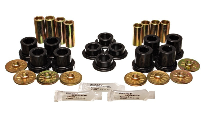 Energy Suspension 92-02 Dodge Viper Black Front Control Arm Bushing Set Bushing Kits Energy Suspension