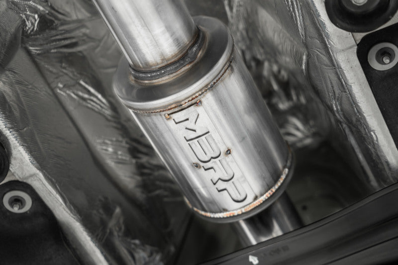 MBRP 22-23 Hyundai Kona N 2.0L Turbo 3in Cat Back Dual Rear with Carbon Fiber Tips - T304 Catback MBRP