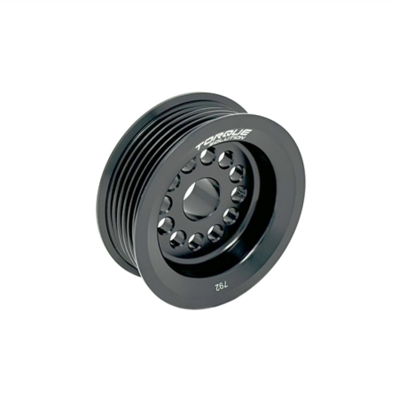 Torque Solution Under-Drive Alternator Pulley: Mitsubishi EVO 4/5/6/7/8/9 Pulleys - Crank, Underdrive Torque Solution