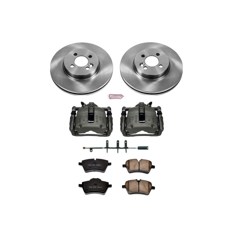 Power Stop 07-08 Mini Cooper Front Autospecialty Brake Kit w/Calipers Brake Kits - OE PowerStop