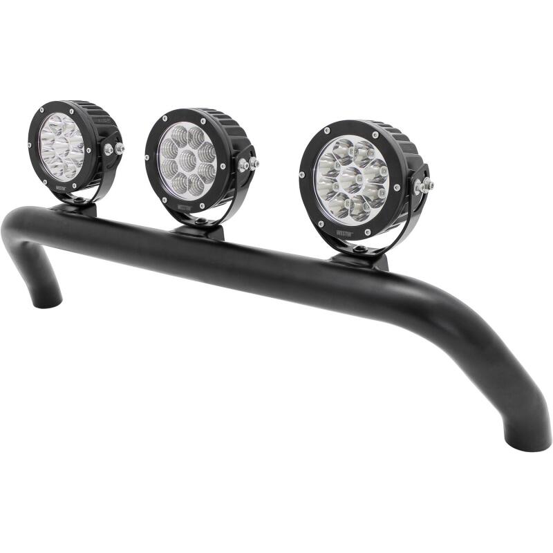 Westin/Snyper 07-17 Jeep Wrangler Snyper Bumper Mount Light Bar - Textured Black Light Mounts Westin