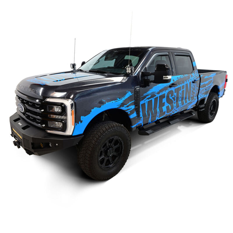 Westin 15-25 Ford F-150 SuperCrew / 17-25 F-250/350 CC AT6 Running Boards - Black Running Boards Westin