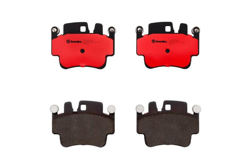 Brembo 2006 Audi A6/05-11 A6 Quattro/04-10 A8 Quattro Rear Premium Low-Met OE Equivalent Pad Brake Pads - OE Brembo OE