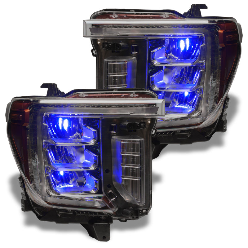 Oracle 19-21 Silverado/Sierra 1500 RGB Demon Eye Headlight Kit - w/o Controller Headlights ORACLE Lighting