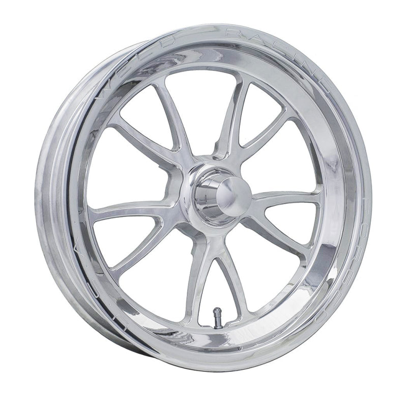 Weld Full Throttle 1-Piece 15x3.5 / Strange Spindle MT / 1.75in. BS Polished Wheel - Non-Beadlock Wheels - Forged Weld