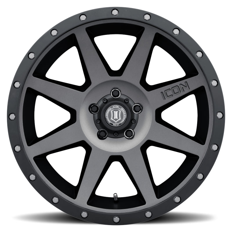 ICON Rebound 20x9 6x5.5 0mm Offset 5in BS Titanium Wheel Wheels - Cast ICON