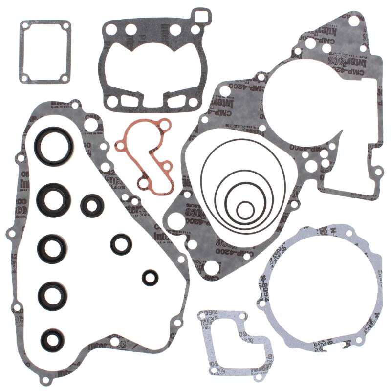 Vertex Gaskets 91-01 Suzuki RM80 Complete Gasket Kit w/ Oil Seals Engine Hardware Vertex Pistons